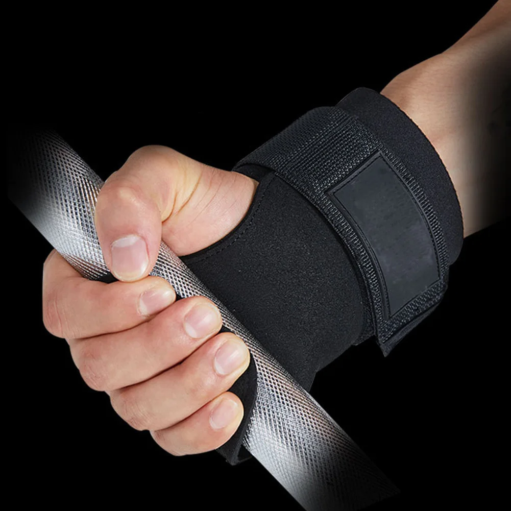 

1 Pair Brace Support Bodybuilding Workout Grip Strap Chinning Weight Lifting Wrist Wrap Horizontal Bar Gym Training Anti Slip