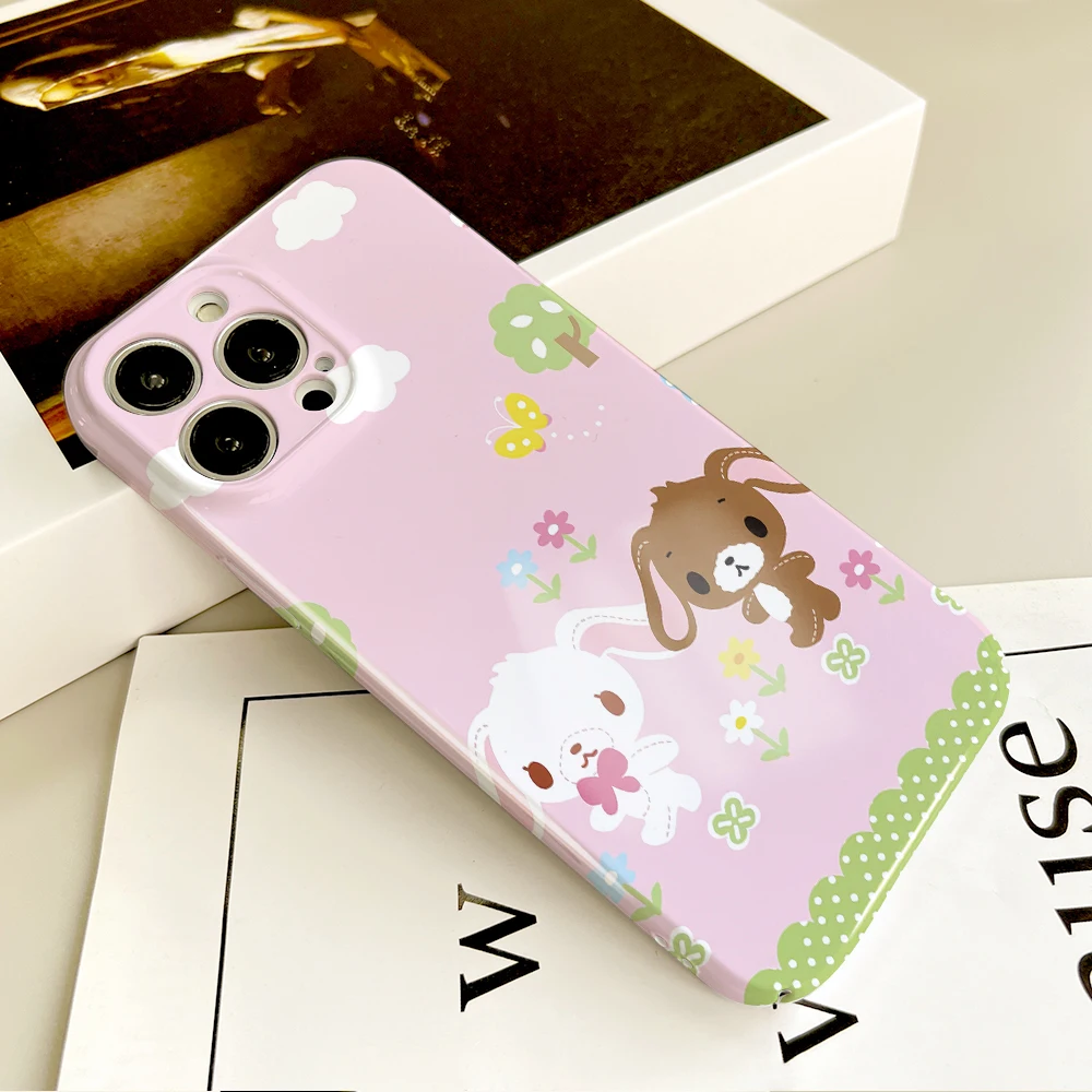 Чехол для телефона MINISO SUGARBUNNIES Samsung S21Fe S23 22 Ultra Plus A 04E 33 5G HD в твердом переплете с