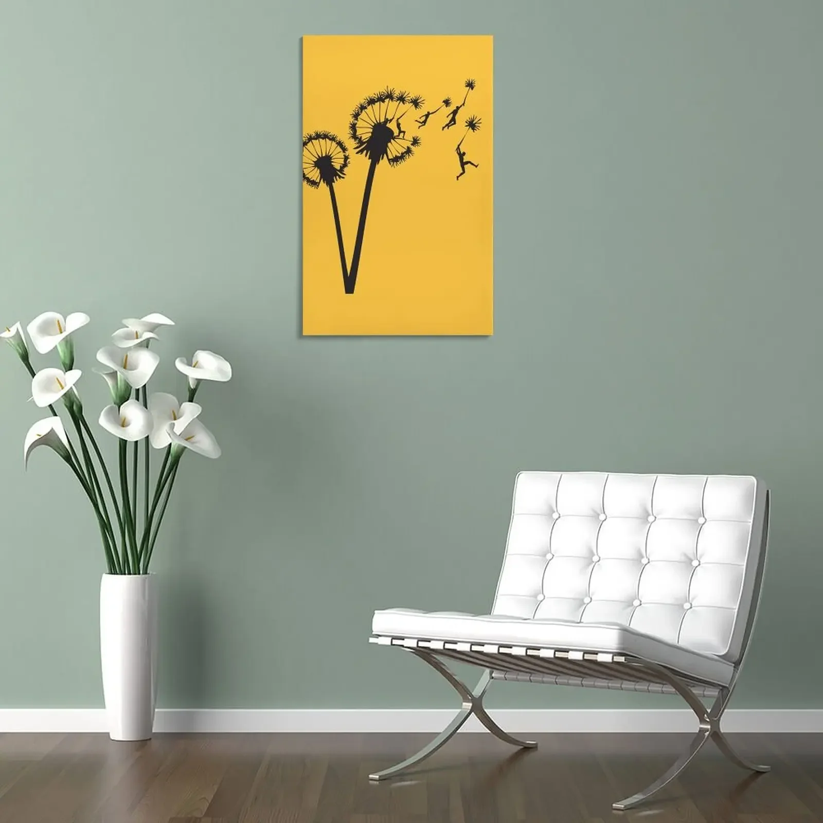 Картина на холсте Dandylion People Flight