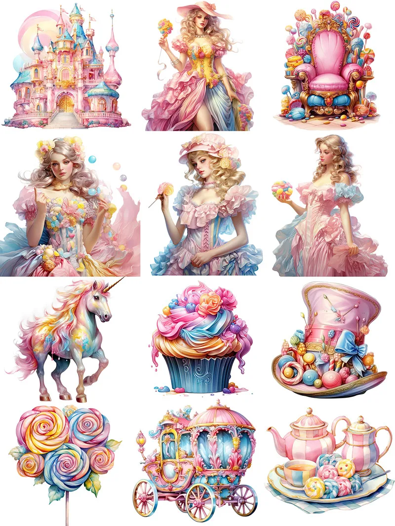 Наклейки Candy Land Girl поделки и скрапбукинг наклейки детские игрушки DIY канцелярские