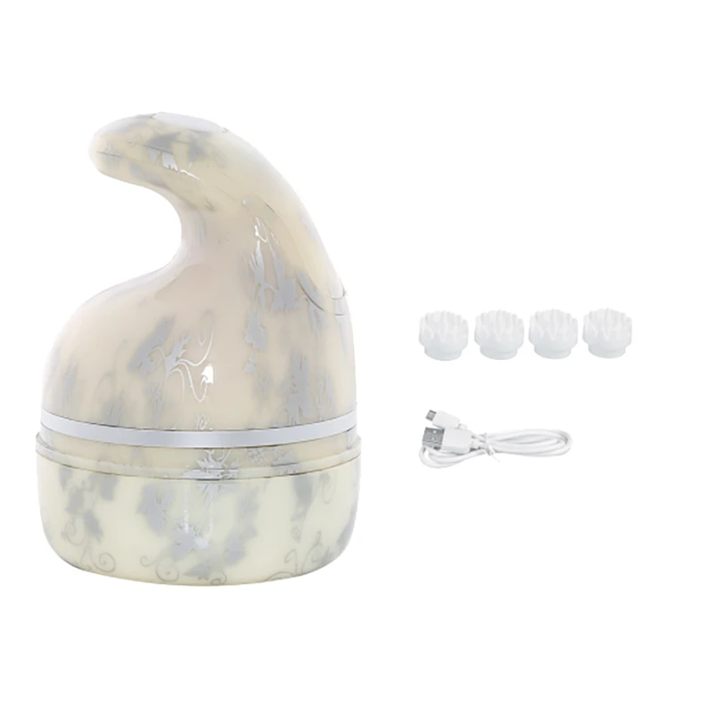 

USB Charging Head Massager Wireless Scalp Massager Promote Hair Growth Body Deep Kneading Vibration Pet Massage
