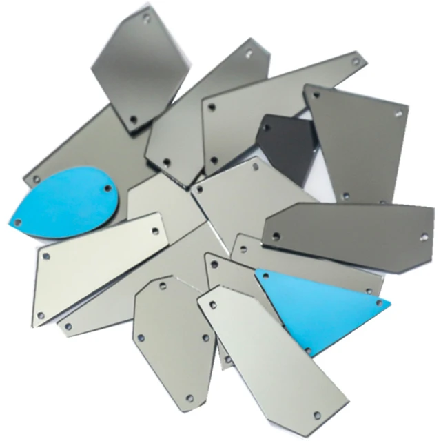 20 шт. разные размеры прозрачные кристаллы швейное зеркало аппликация со стразами