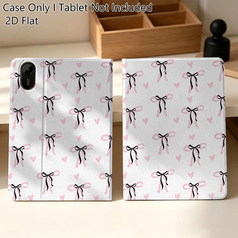 Фото Чехол для планшета Art Cherry Bow, популярный подарок для Xiaomi Mi Pad Mini 4 5 6 7 SE Pro Plus, Redmi Pad 2 SE 2025 8.8 11, складной чехол для планшета №1