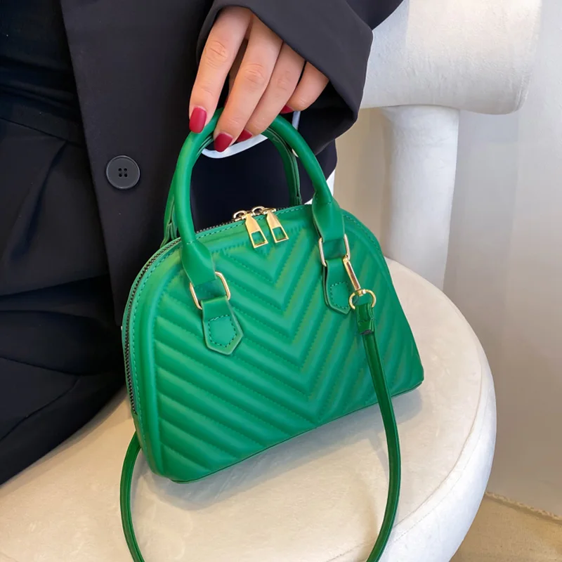 

Женская сумка-ракушка, роскошный дизайн, новинка 2022, винтажные сумки, Кожаный клатч, кошельки, маленькие сумки на плечо для женщин, сумки чер...