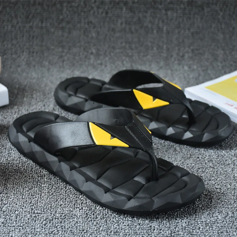 

Lisapie flip flops men luxury brand black Non-slip fashion Sandals 2022 Summer beach Slides Man Slipper Shower Rubber slippers