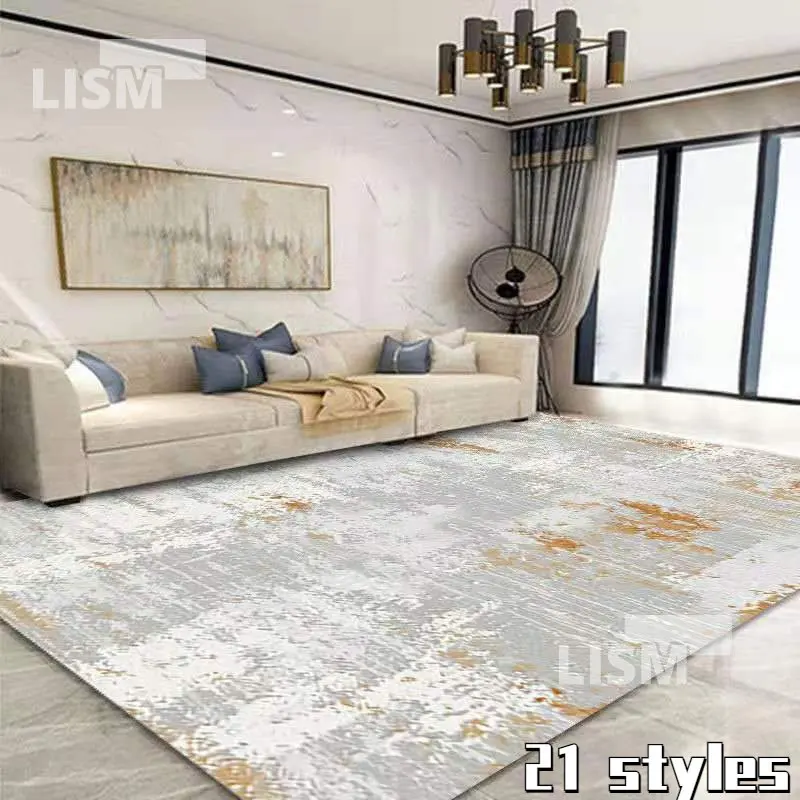 

Nordic Abstract Carpet Living Room Entrance Printed Mat Bedroom Playroom Decoration Non-slip Rug Large Area Bedside Doormats