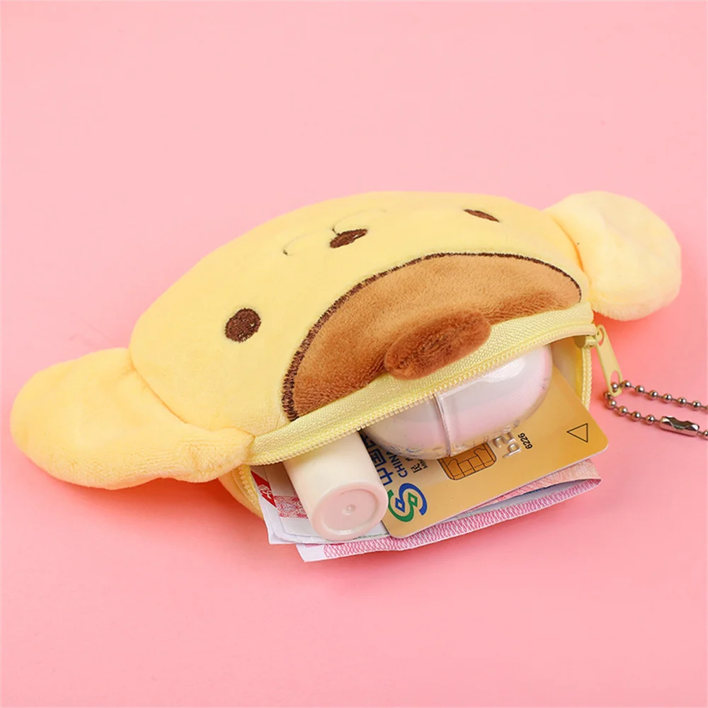 Плюшевый мелодий Sanrio My Melody Kuromi Cinnamoroll мягкий мешочек для денег с животными