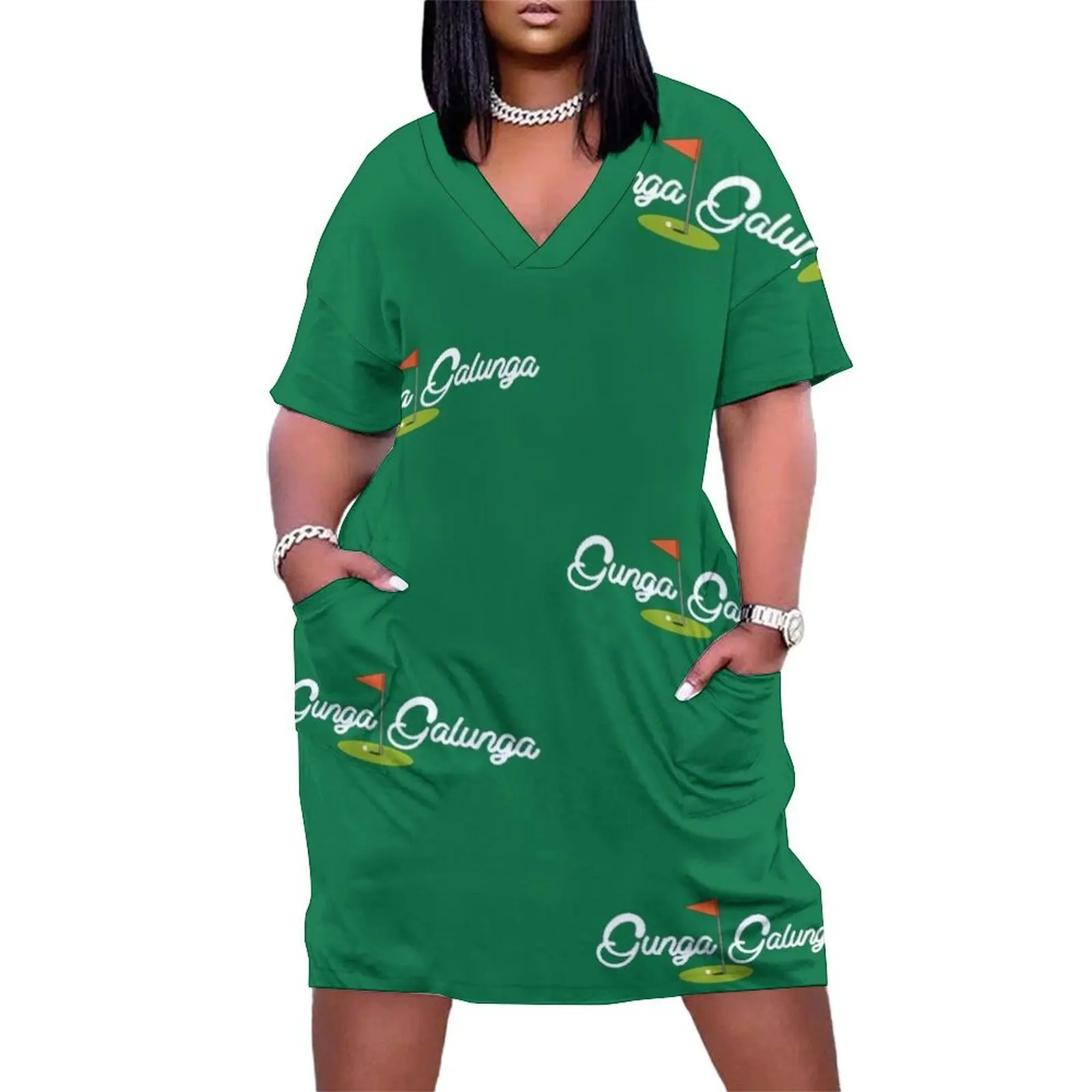 Платье Gunga Galunga от Caddyshack свободное платье с карманами платья для женщин женское