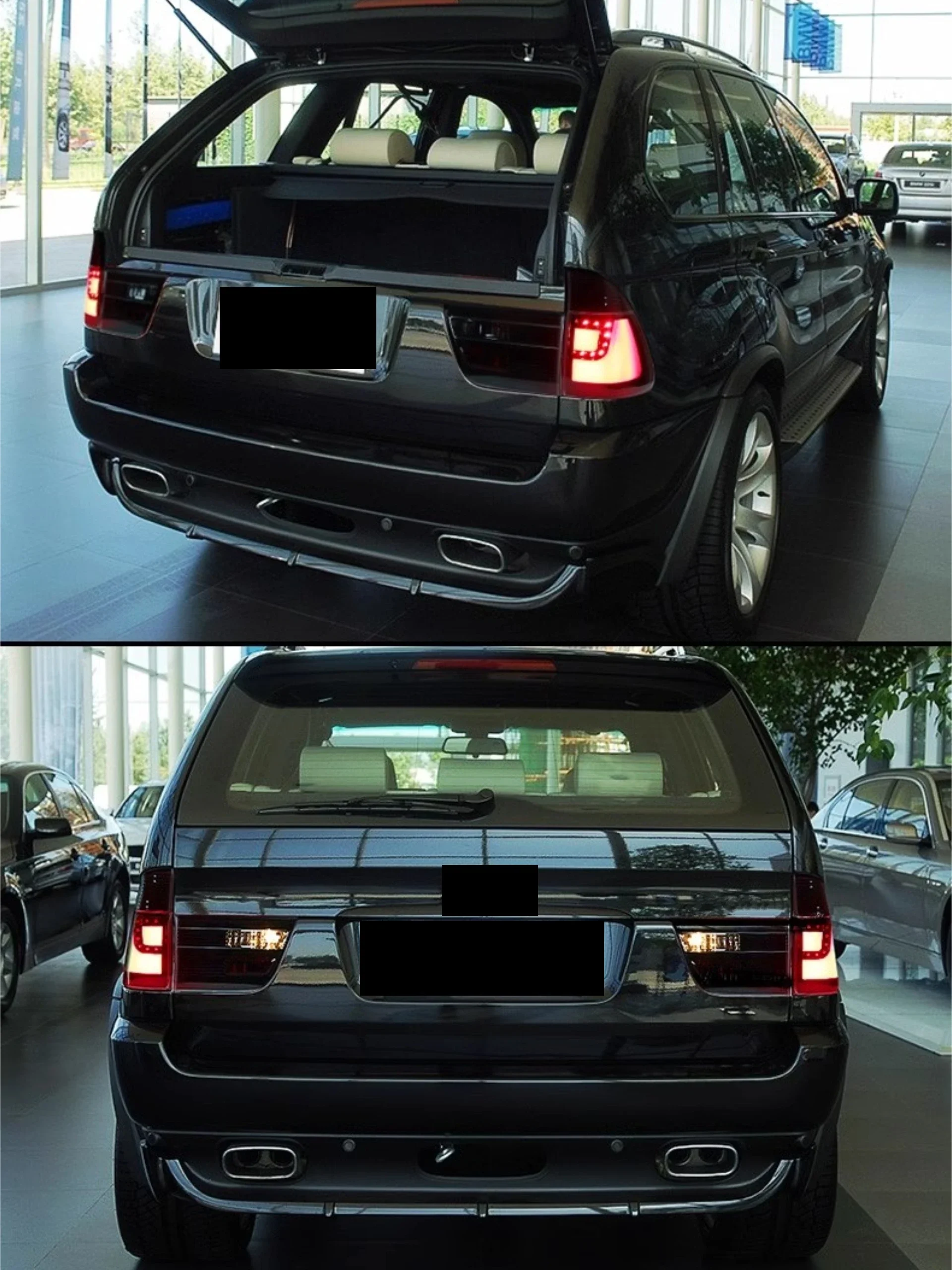 Задний фонарь в сборе для BMW X5 98-06 светодиодный задний стоп-сигнал указатель