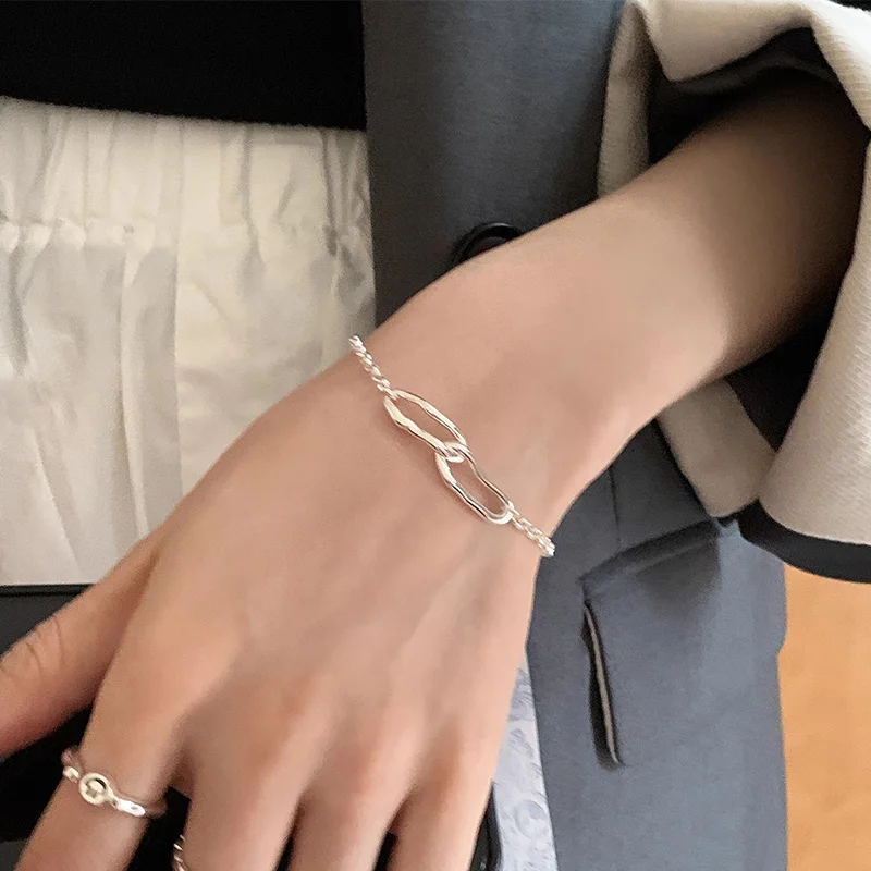 Mewanry серебряный цвет полые геометрические браслеты для женщин и девочек