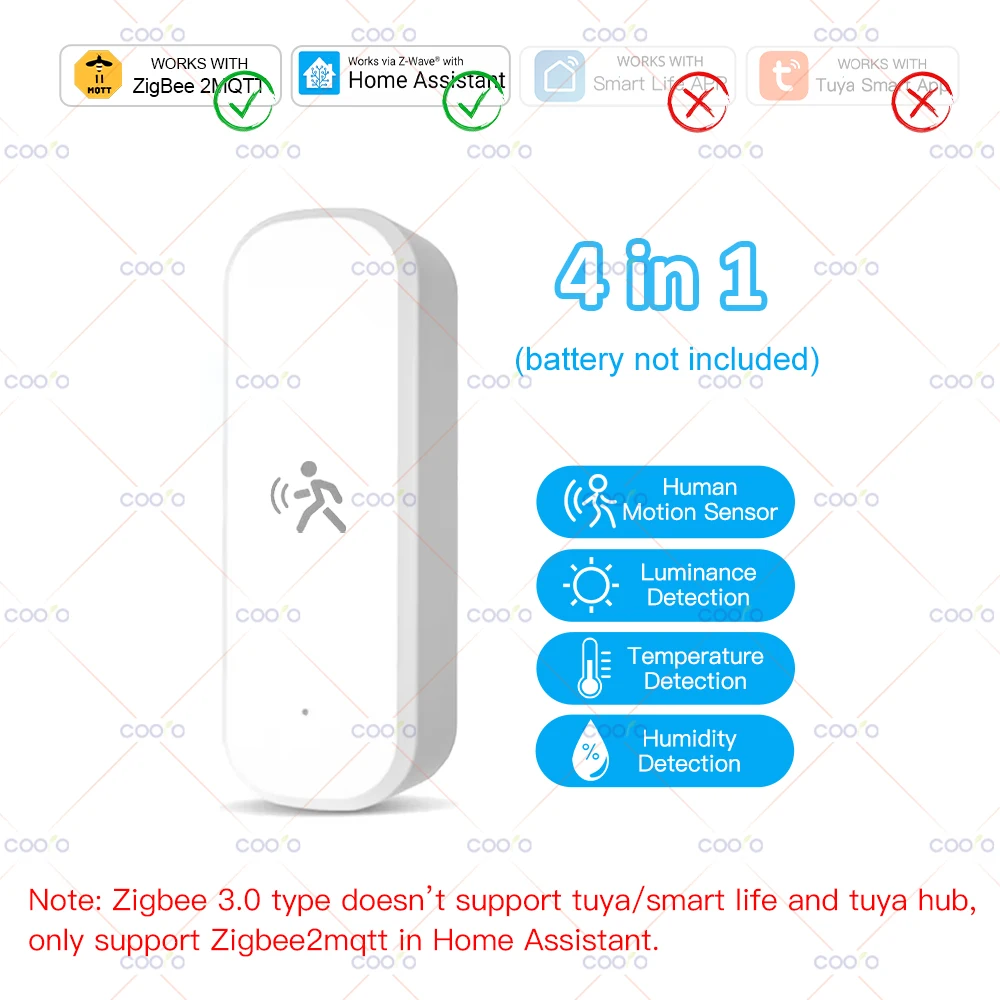 

Умный датчик движения Tuya Zigbee