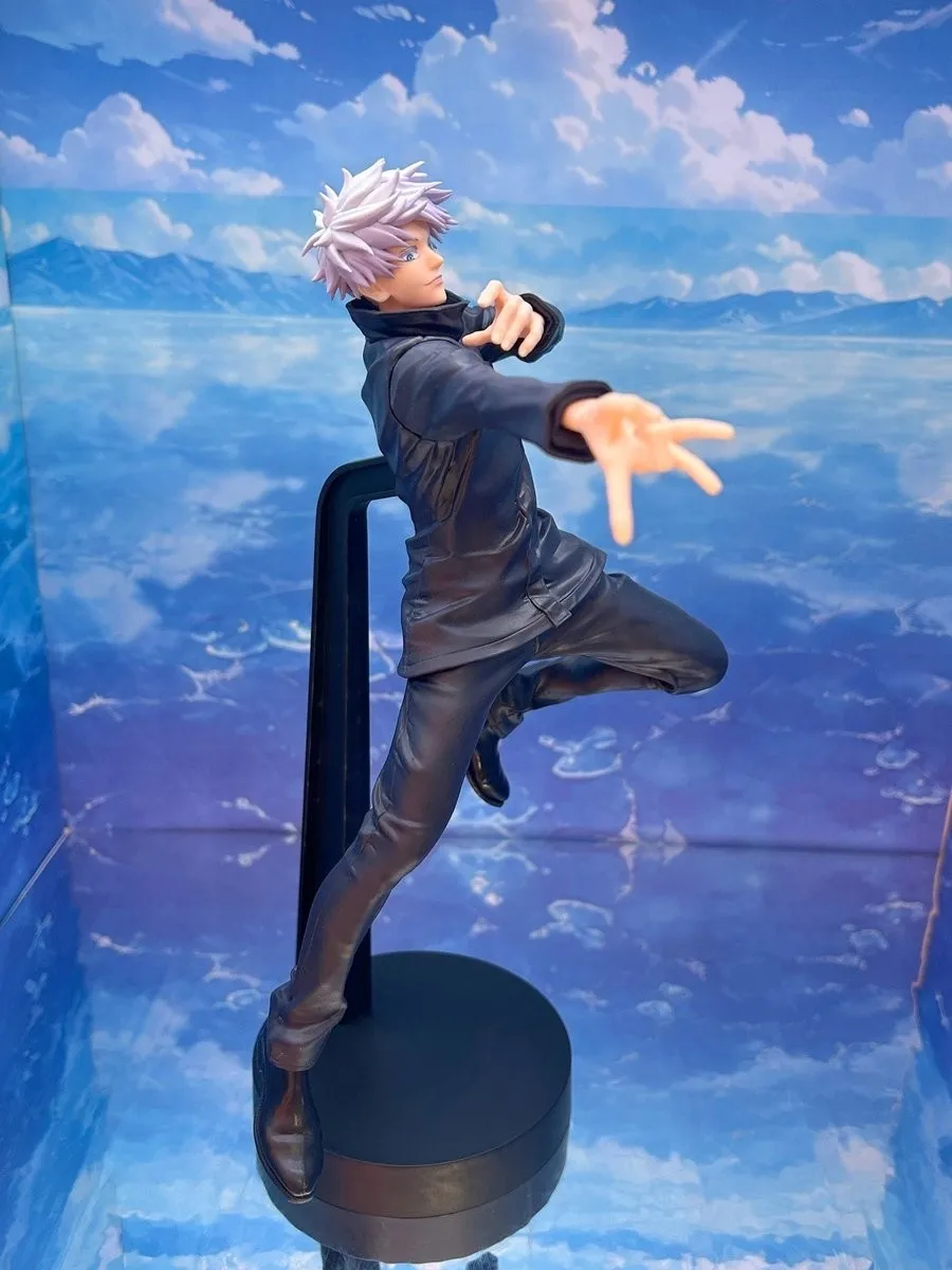 Оригинальный BANPRESTO Jujutsukaisen Satoru Gojo Gojō JJTKS JUJUTSU аниме фигурка игрушки ПВХ модель