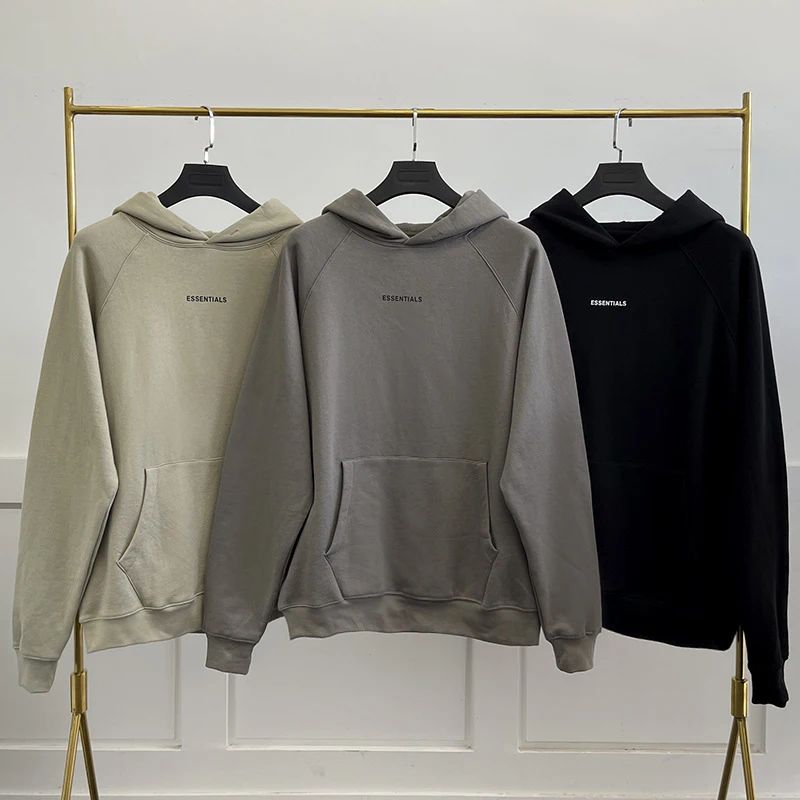 

Oversized Essentials Hoodie Sweatshirts High Quality Fashion Hip hop Streetwear Men and Women Cotton Pullover