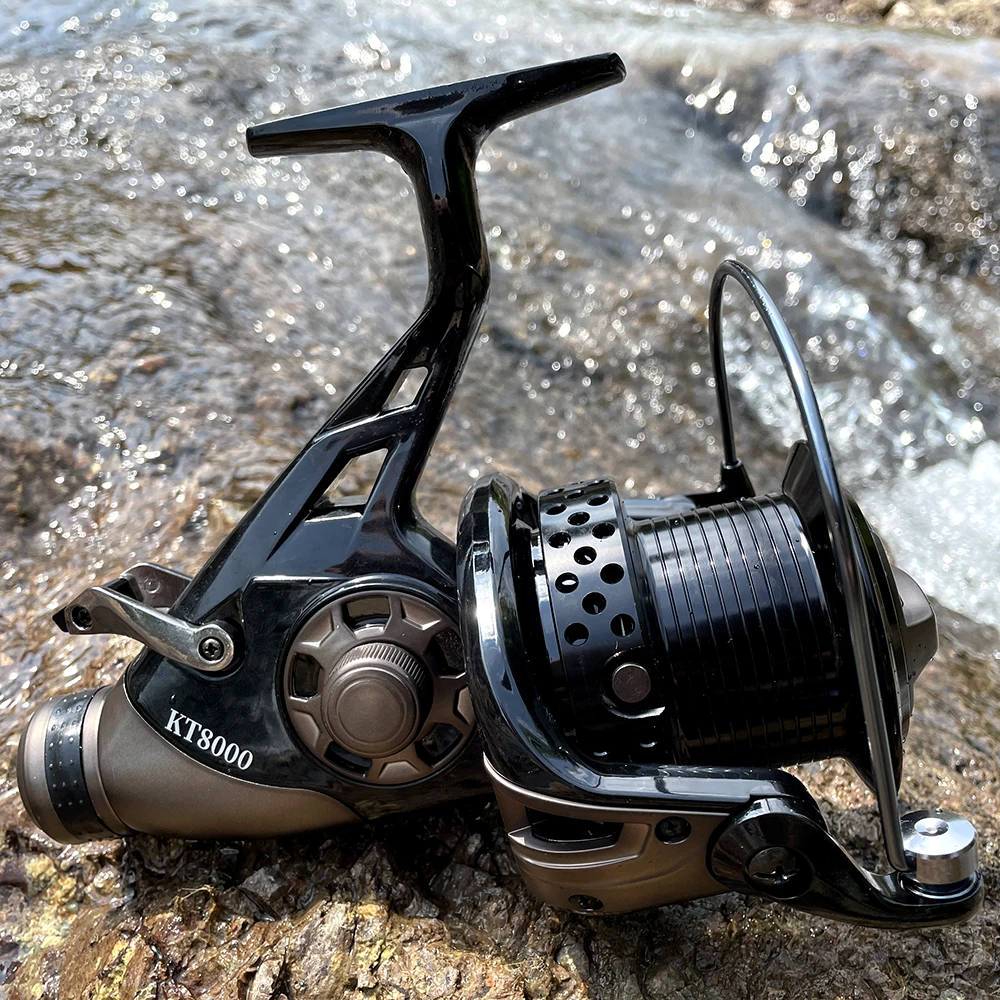 

GHOTDA Saltwater Surf Big Sea Spinning Fishing Reels Carp Reel 3000-8000 Full Metal Spool Jigging Trolling Long Shot Casting