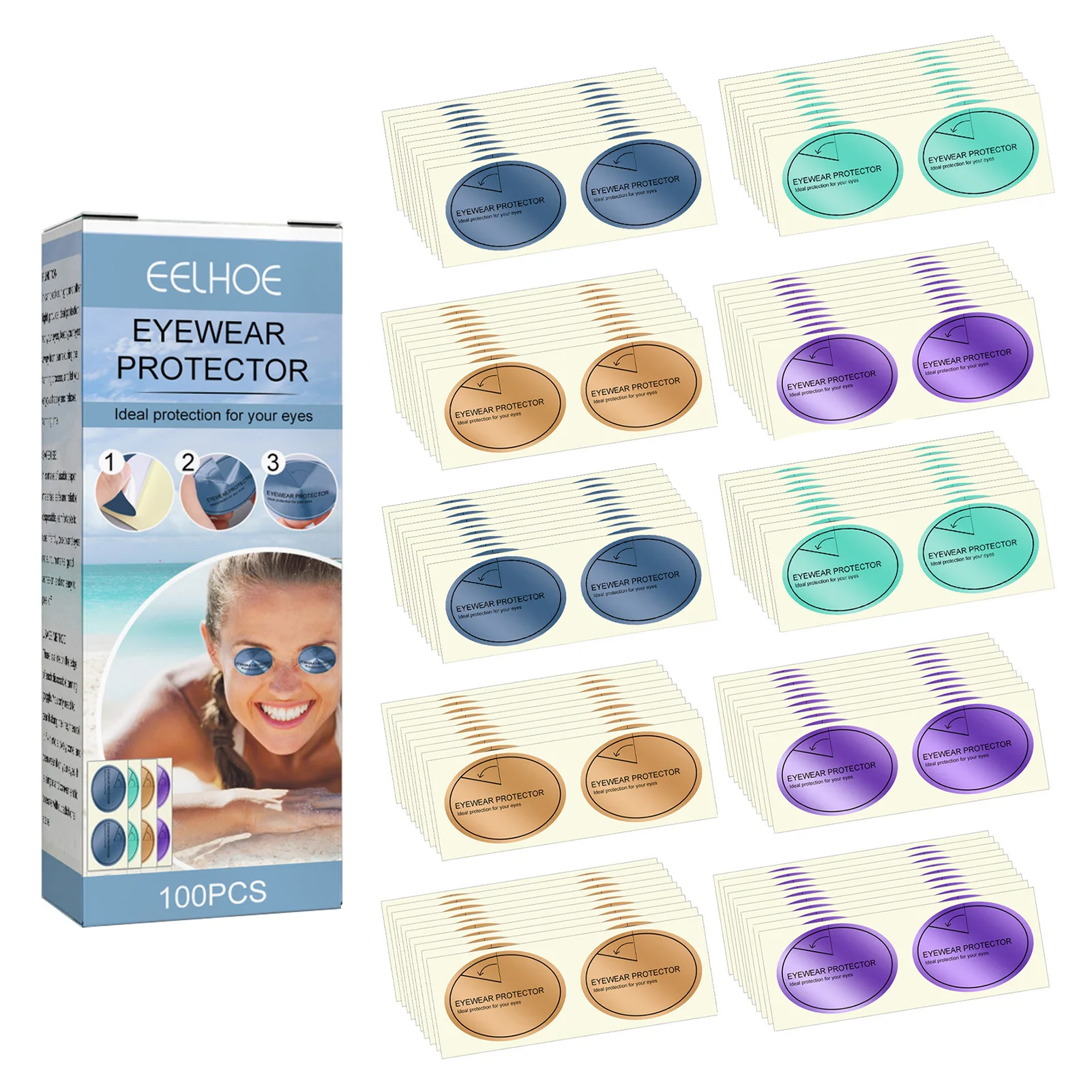 

Tanning Bed Eye Protection No Lines One Time Use Sun Bed Tanning Eye Protection Cones One Time Use Eye Protection Tanning