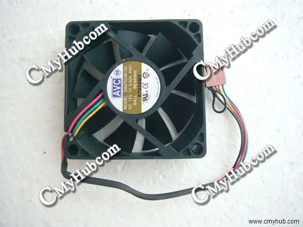 Вентилятор охлаждения для AVC DA07520B12U постоянный ток 12 В 7520 А 413977 7 см 75 мм 75x75x20 5