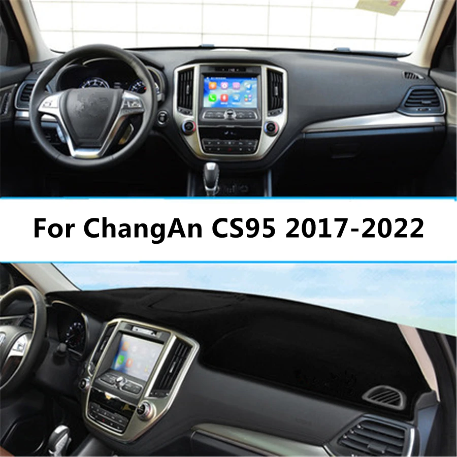 

SJ автомобильный Внутренний чехол для приборной панели, коврик для приборной панели, коврик для защиты от солнца, крышка для приборной панели, подходит для ChangAn CS95 2017-18-19-20-2021-2021