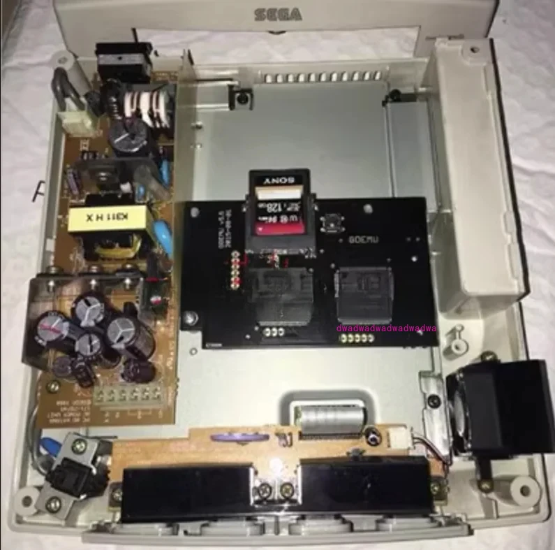 Игровая консоль DC GDEMU оптический привод черная золотая пластина панель второго