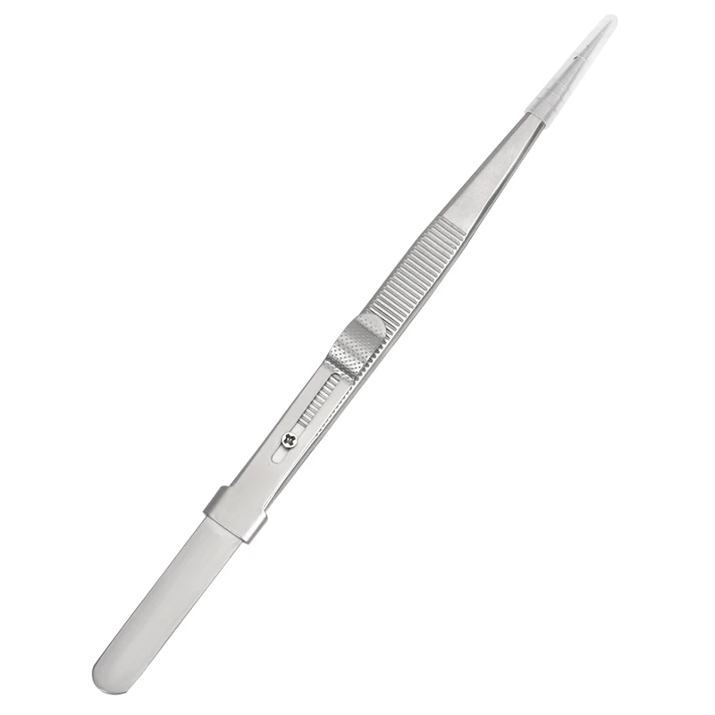 

Big Deal 165Mm Precision Adjustable Slide Lock Tweezers For Jewelry Electronic Components Holding Tightly Repair Tool