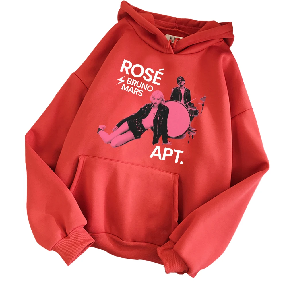 Роза Рози АПТ. Толстовка с капюшоном Bruno Mars в стиле Харадзюку пуловер топы