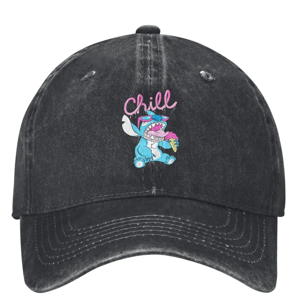 Семейная бейсболка Stitch Ohana Means милая синяя с рисунком y2k забавная пара женская