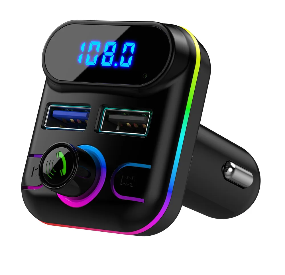 

Автомобильное зарядное устройство, 12-24 В, Bluetooth, с двумя USB-портами