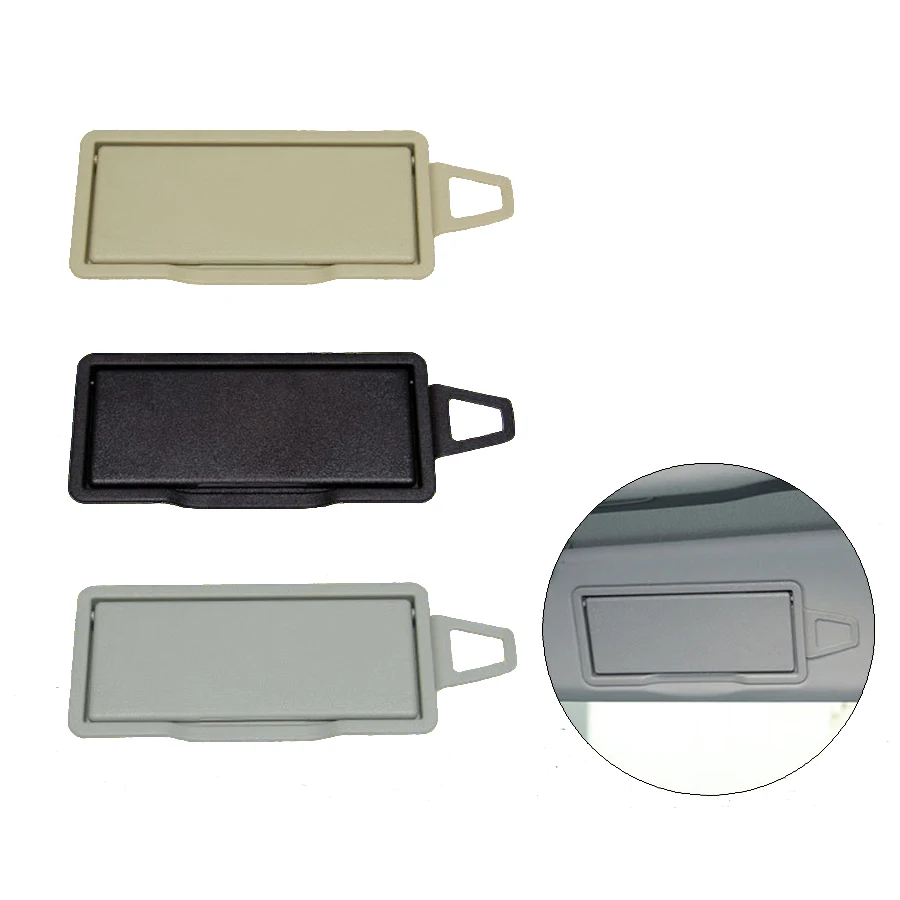 

Sun Shade Visor Makeup Cosmetic Mirror Cover For Mercedes Benz C-Class W204 C200 GLK300 Black Beige Grey