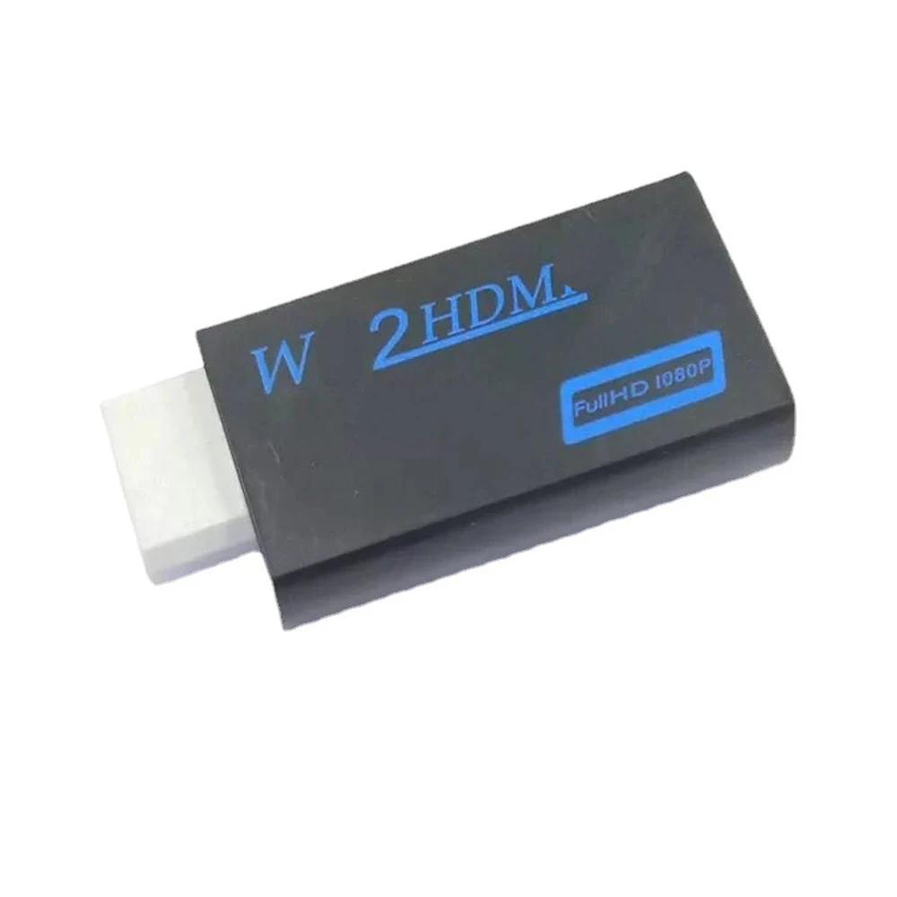 

Адаптер преобразователя Full HD 1080P для Wii-HDMI-совместимый, 3,5 мм аудио для ПК HDTV монитора дисплея