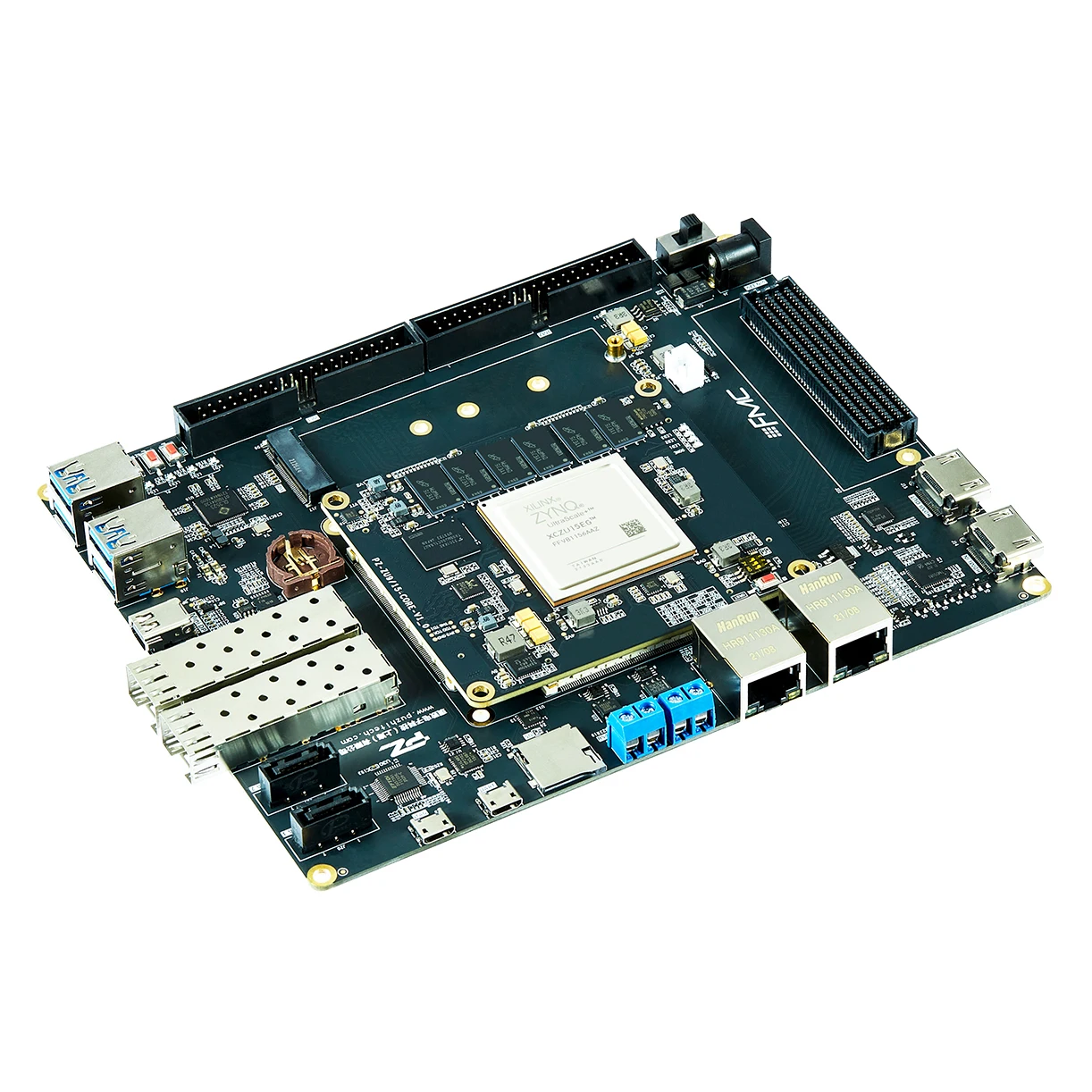 Карта PUZHI ZU15EG ZU9EG: Xilinx ZYNQ UltraScale XCZU9EG XCZU15EG Плата разработки FPGA SFP 4K