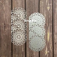 round lace pretty geometric christmas gift cutting dies diy scrapbooking embossing knife die greeting card album decoration