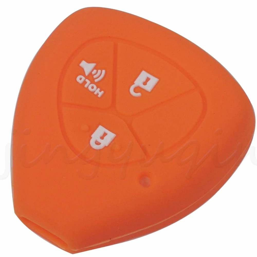 Jingyuqin пульт дистанционного управления с 3 кнопками силиконовый чехол для ключей