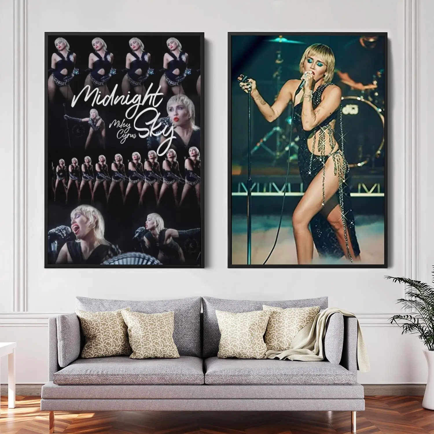 

Декоративные холщовые постеры miley cyrus Singer, декор для комнаты, бара, кафе, подарочная печать