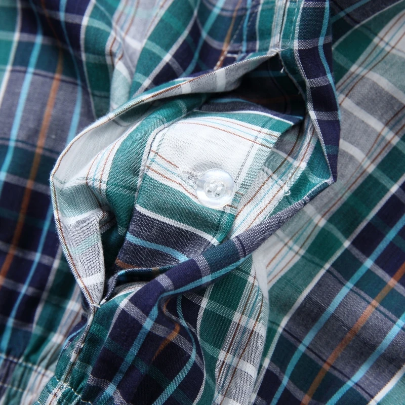 4PCS Mens Underwear Boxers Shorts 100% Cotton Men'S Panties The Plaid Comfortable Arrow Pants Plus Size  Classic Basics Plaid