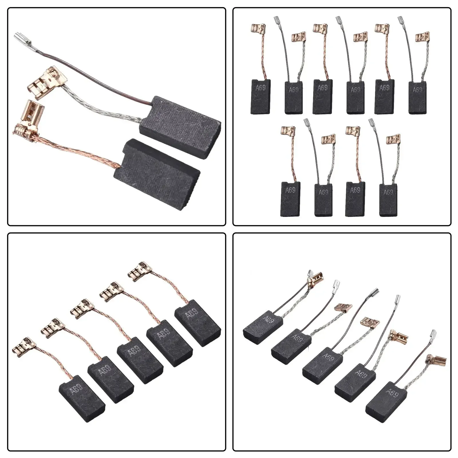 Для обслуживания дрели Номер детали угольных щеток 1617014135 Углеродный и