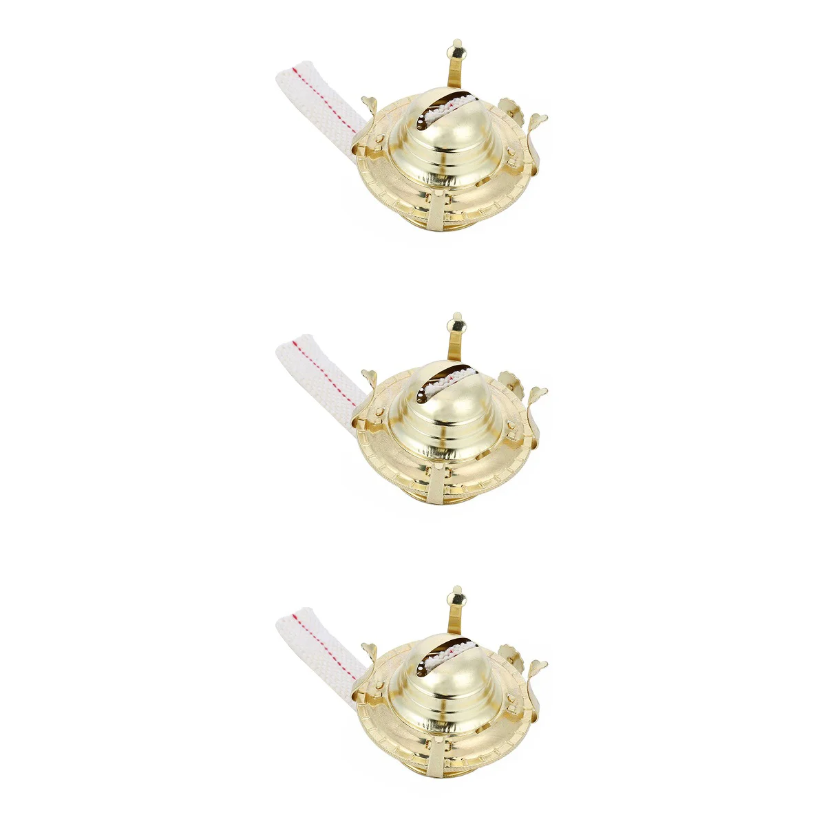 

Lamp Oil Burner Wick Replacement Parts Keroseneholder Plated Brass Chimney Accessory Vintage Wicks Paraffin Base