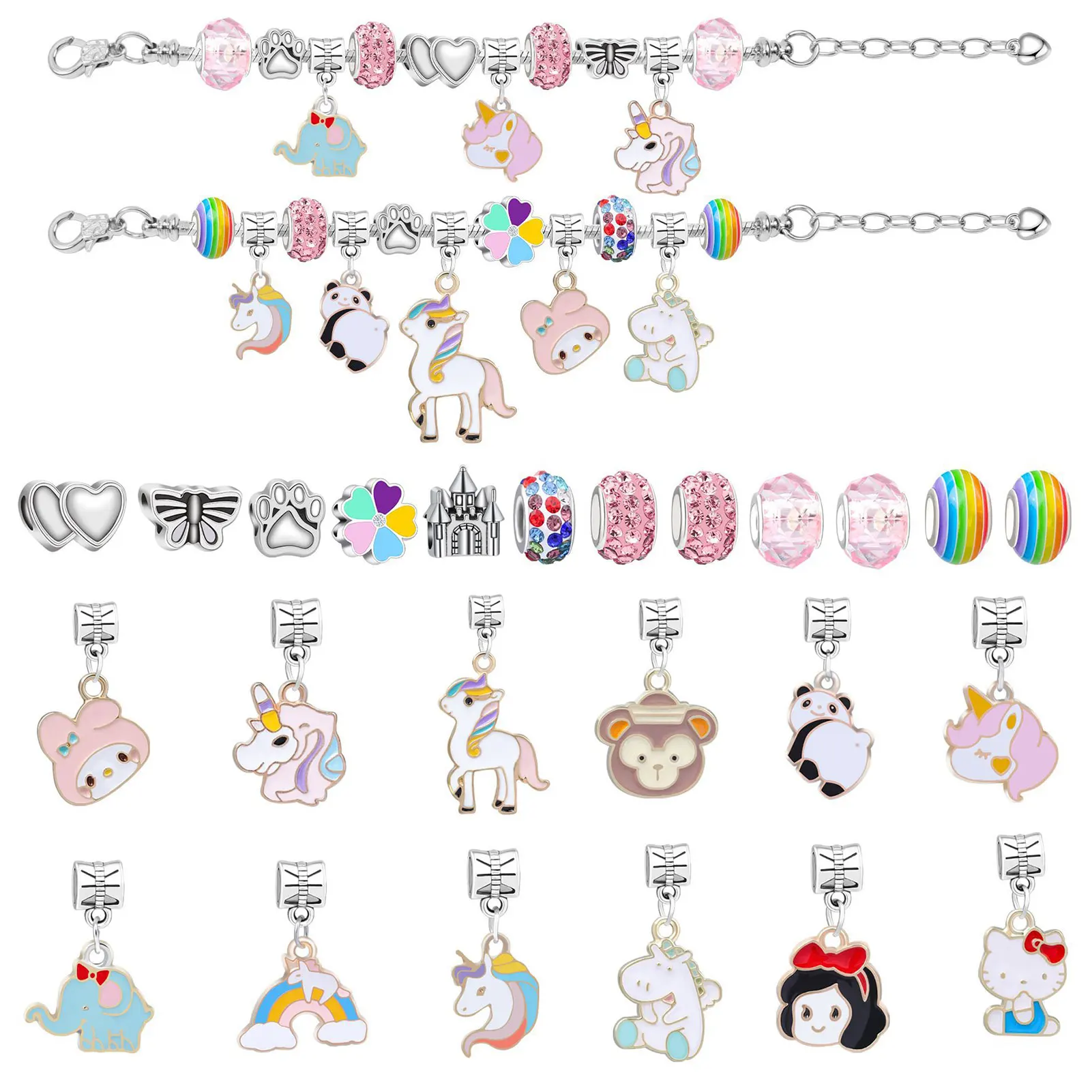 

Рождественский Набор для изготовления ювелирных изделий, календарь для нового года, подвеска «сделай сам», Набор для изготовления ювелирны...