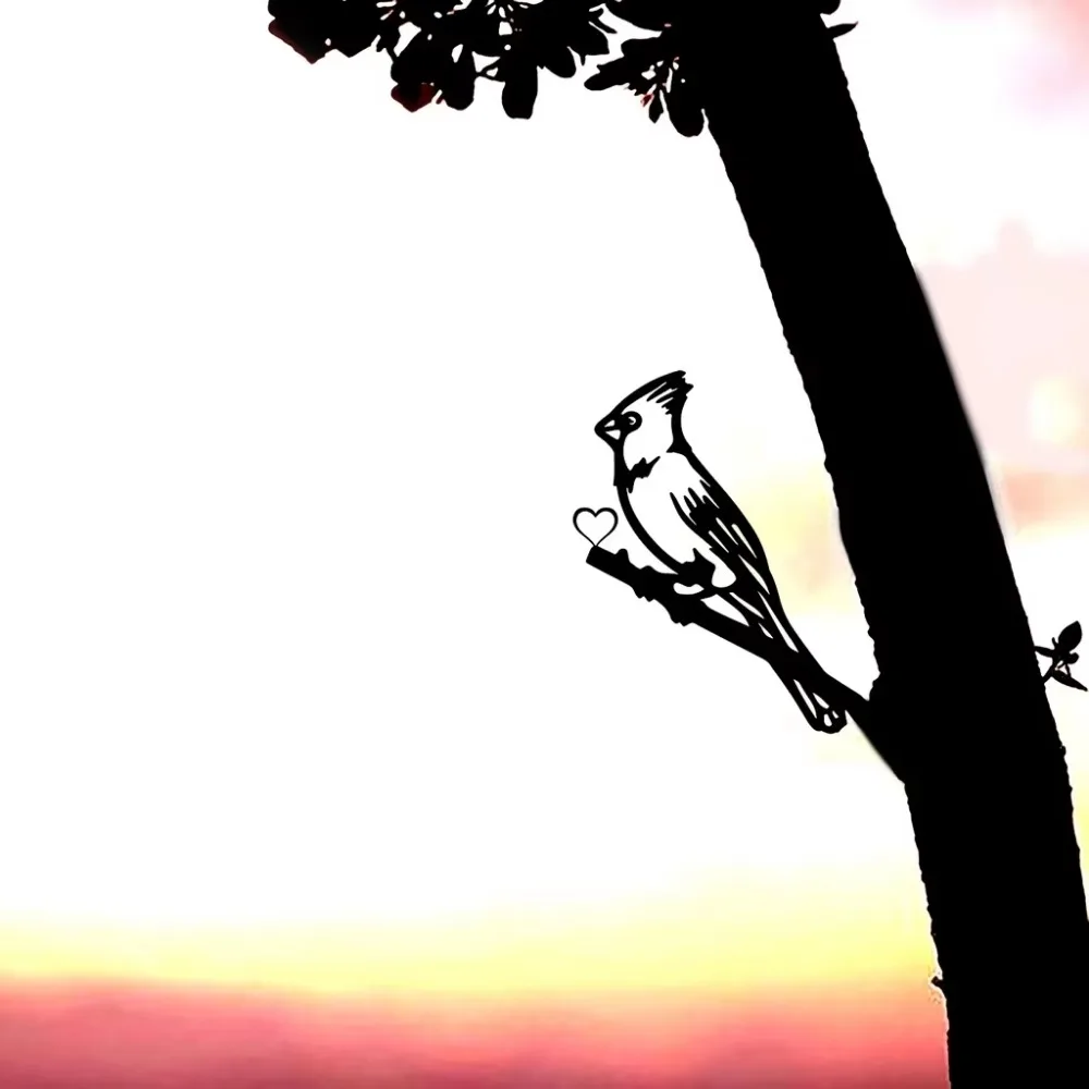 Металлическая Ласточка И Пилотное Дерево Декоративный Садовый Кол