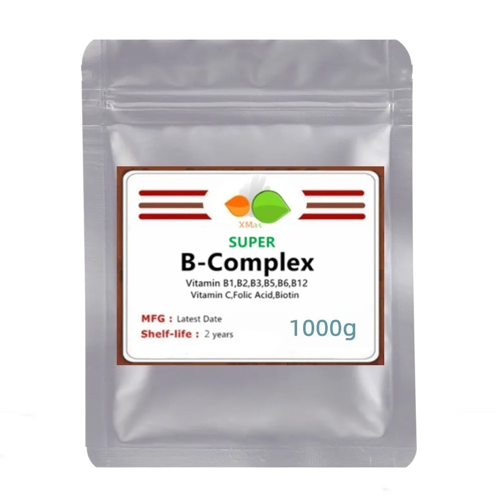 

Vitamin B Complex With Folic Acid And Vitamin C,Super B Energy Vitamins B1,B2,B3,B5,B6,B12,Biotin