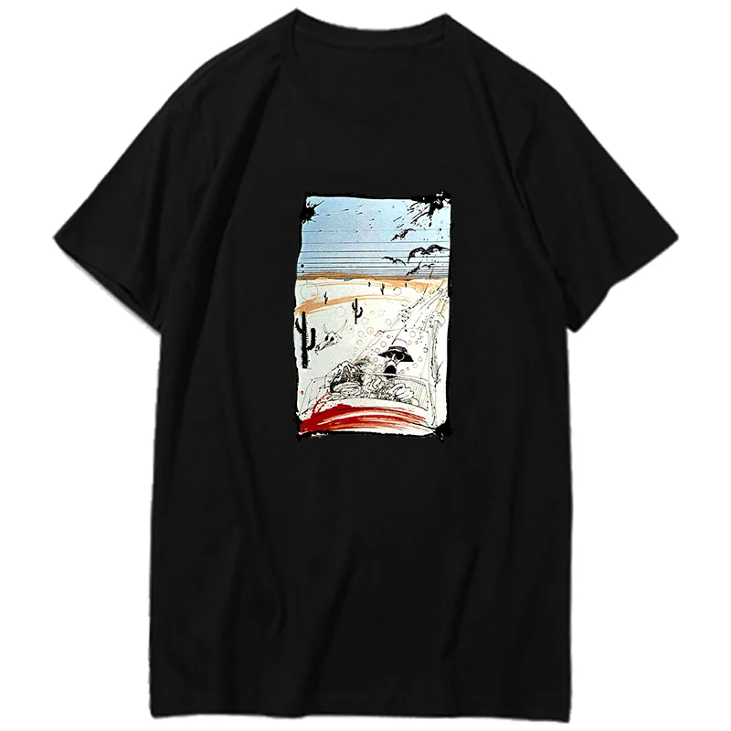 Веселая забавная рубашка с принтом доктор гонзо Хантер Томпсон из Лас-Вегаса