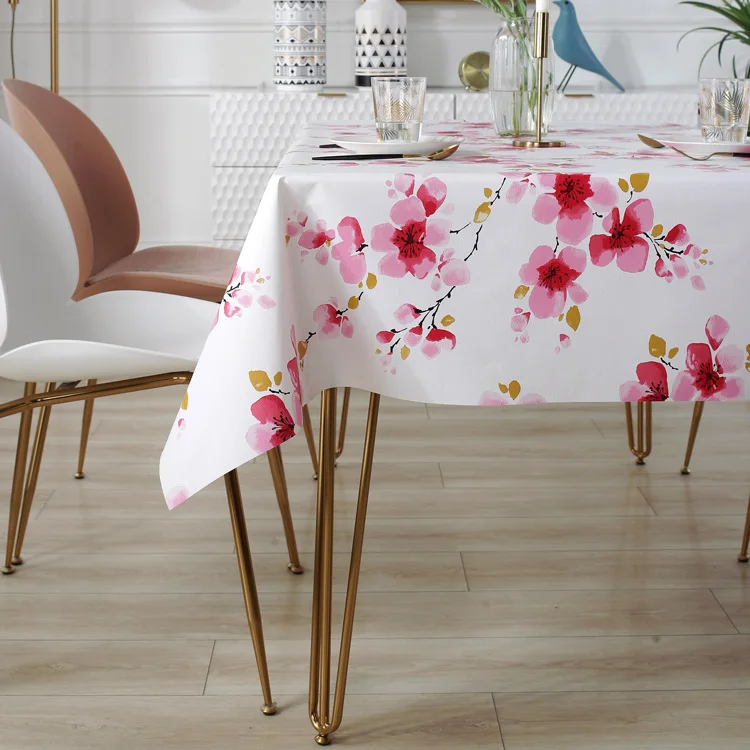 

weselny Nappe De TableCzeski wodoodporny i olejoodporny prostokątny obrus w kratkę obrus obrus domowy wystrój
