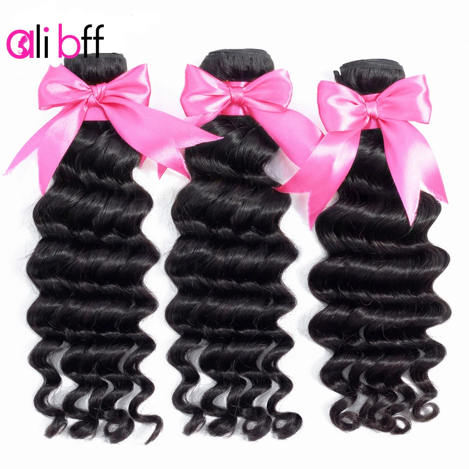 

Ali BFF Hair Loose Deep Wave Bundles Brazilian Remy 100% Human Hair Extension 3 Bundles Loose Wave Hair Curly Hair Wholesale