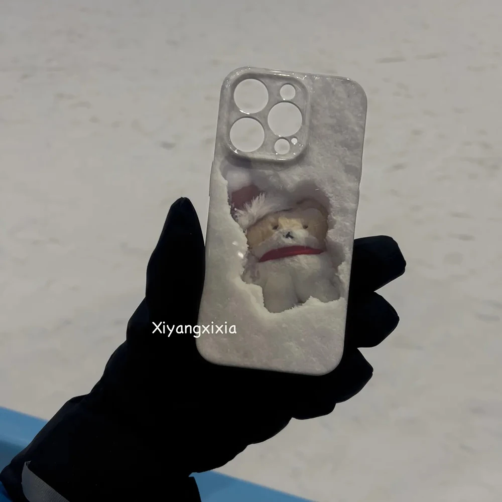 Роскошный чехол для телефона с милой снежной куклой XiaoMi 13 12 12X Mi 9 10 11 Pro POCO X3 X30PRO GT NFC