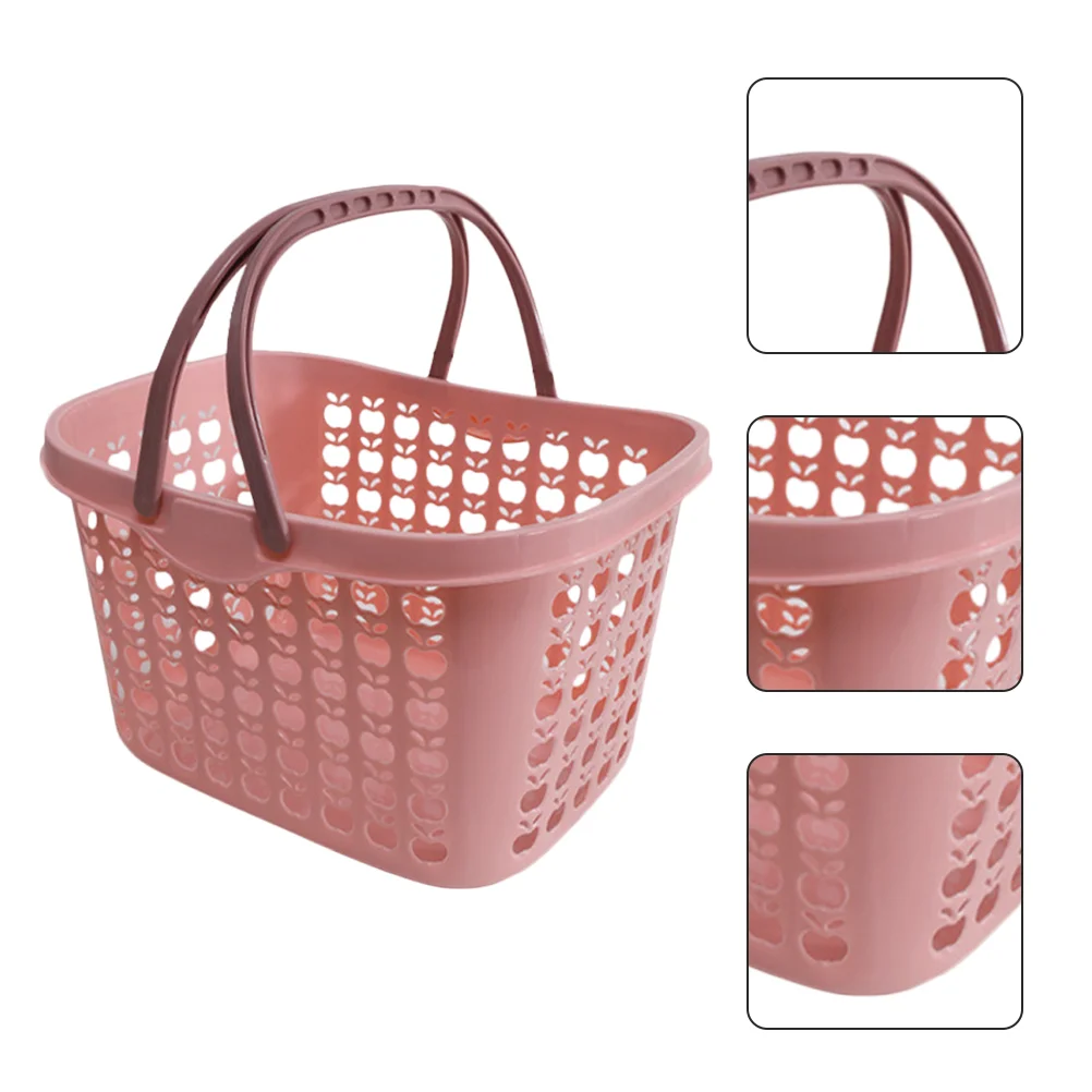 

Plastic Shopping Baskets Storage Holder Supermarket Basket KTV Plastic Basket