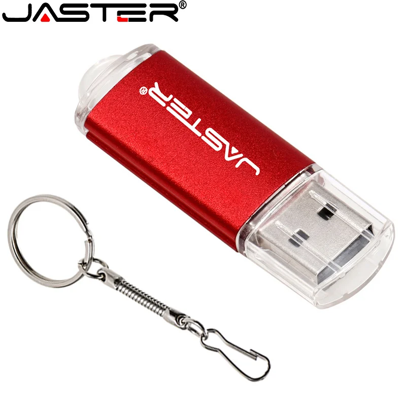 

JASTER USB 2.0 Flash Drive 64GB Color OTG pendrive 32GB 16GB Pen Drives 8GB U Disk 4GB Free Gift Gifts Key Chain Memory Stick
