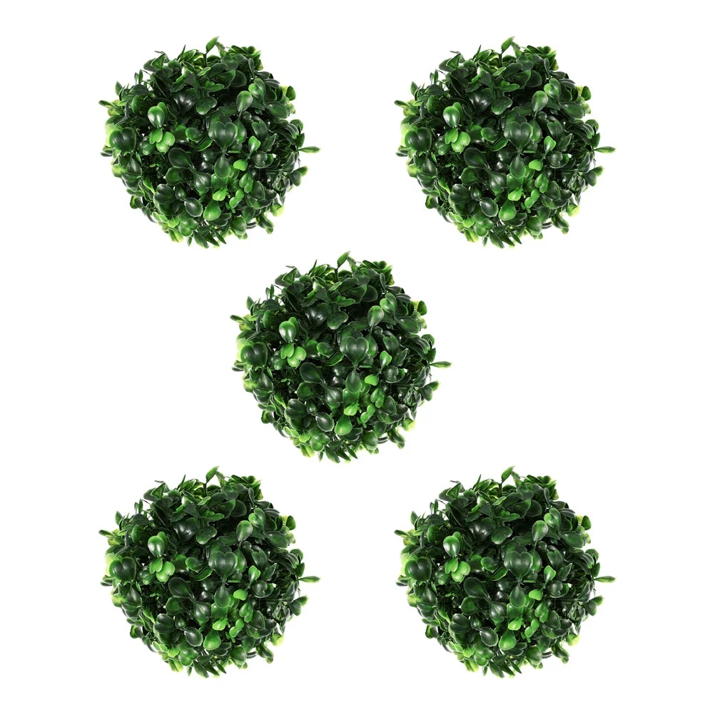 

5pcs Outdoor Home Decor Topiary Topiary Balls Artificial Outdoor Set Of 2 Greenery Balls Artificial Boxwood Plants Outdoor