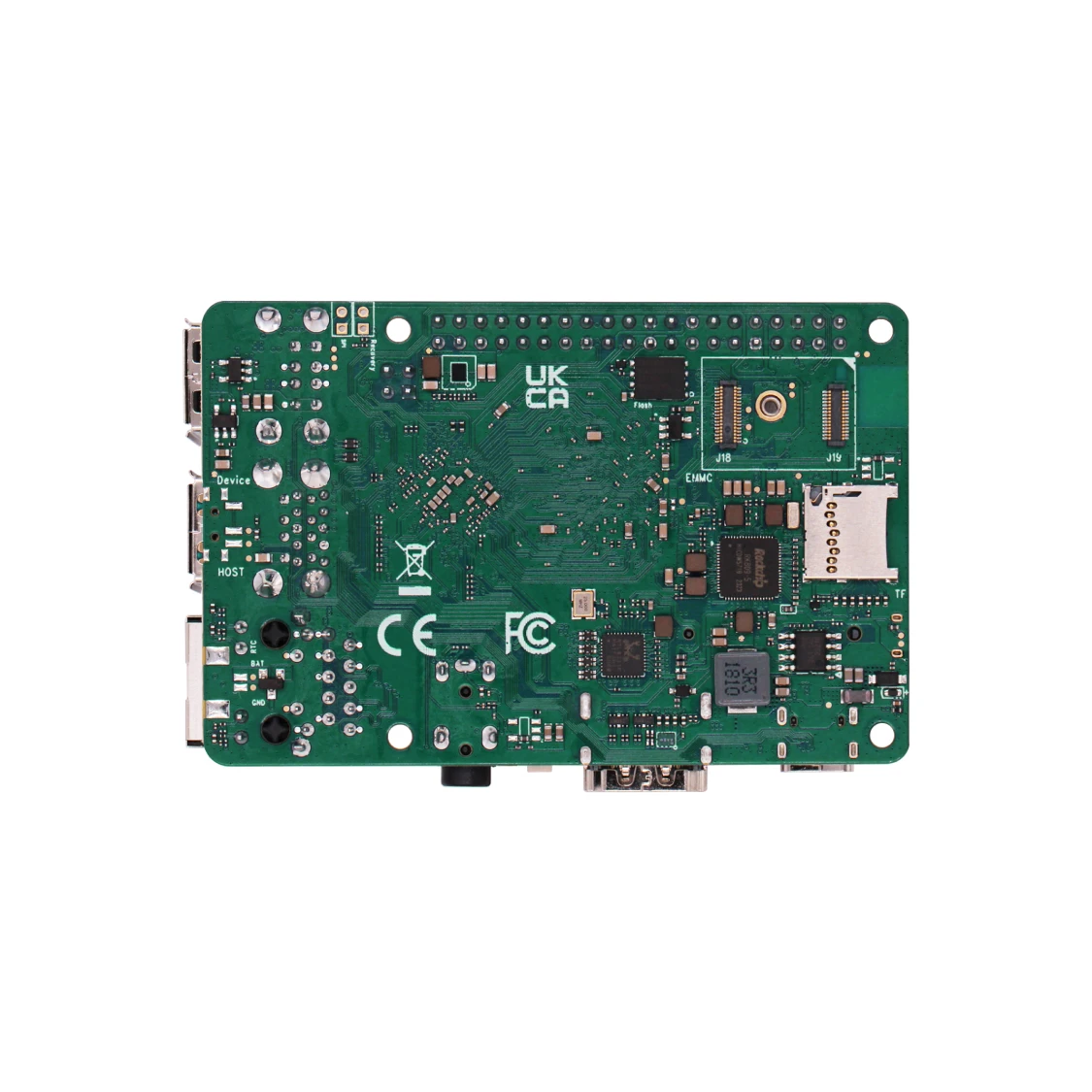 Фото AvaCoreRadxa ROCK 3C RK3566 4-ядерный процессорный SBC-компьютер, GPU, NPU и HDMI с поддержкой вывода 4K, одноплатный компьютер №3