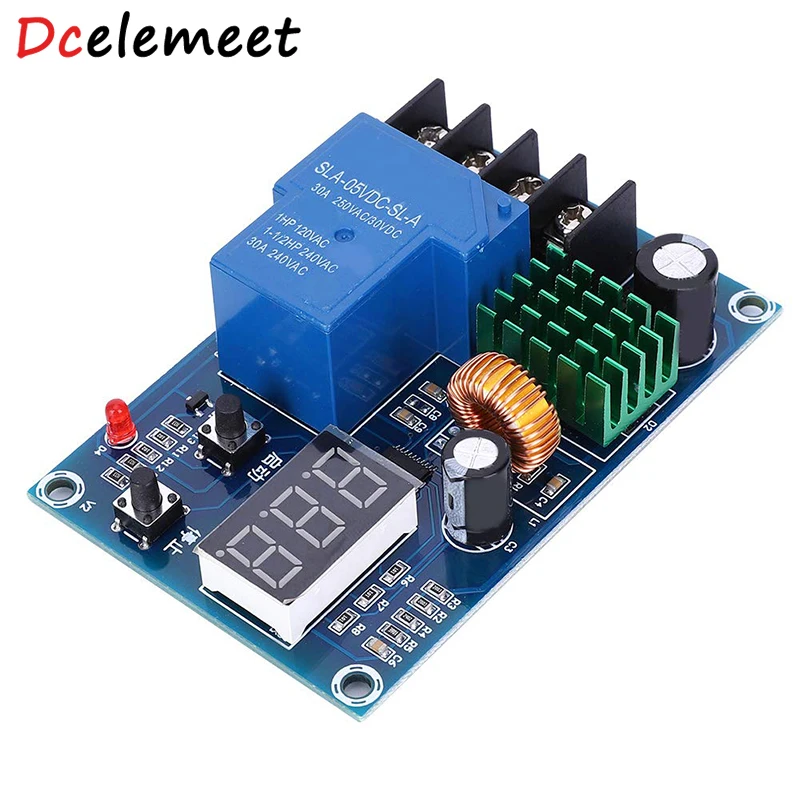 

XH-M604 Battery Charger Control Module DC 6-60V Storage Lithium Battery Charging Control Switch Protection Board Digital Display