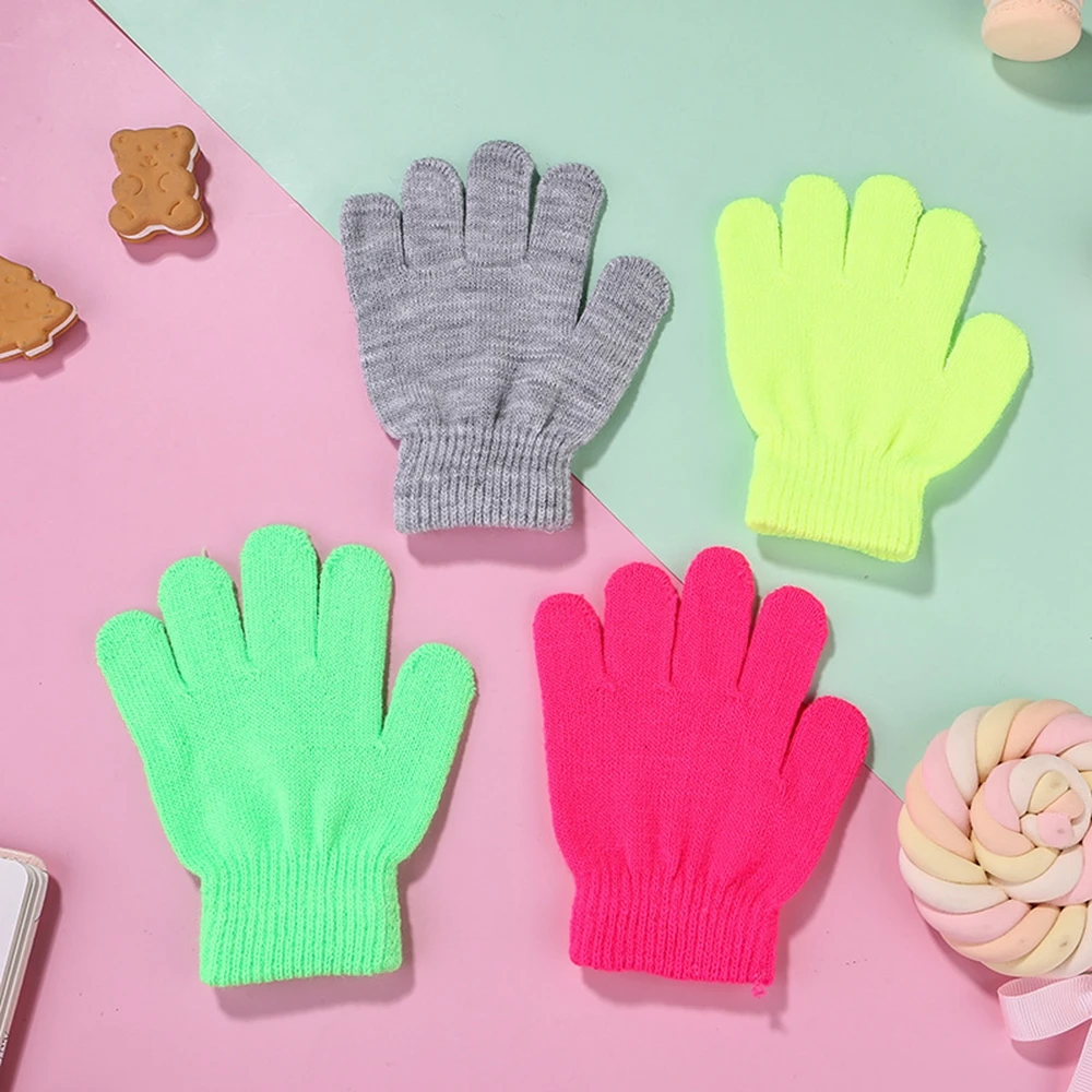 1 пара велосипедных аксессуаров теплые эластичные мужские/женские перчатки без