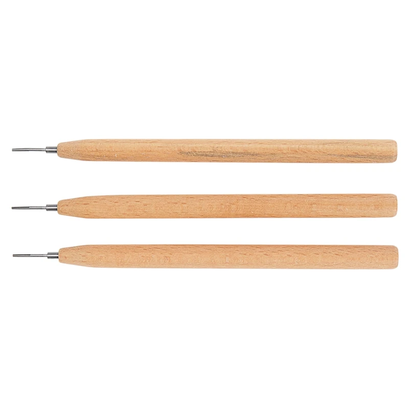 3 шт. инструмент для рассеивания бумаги ручка сделай сам с деревянной ручкой