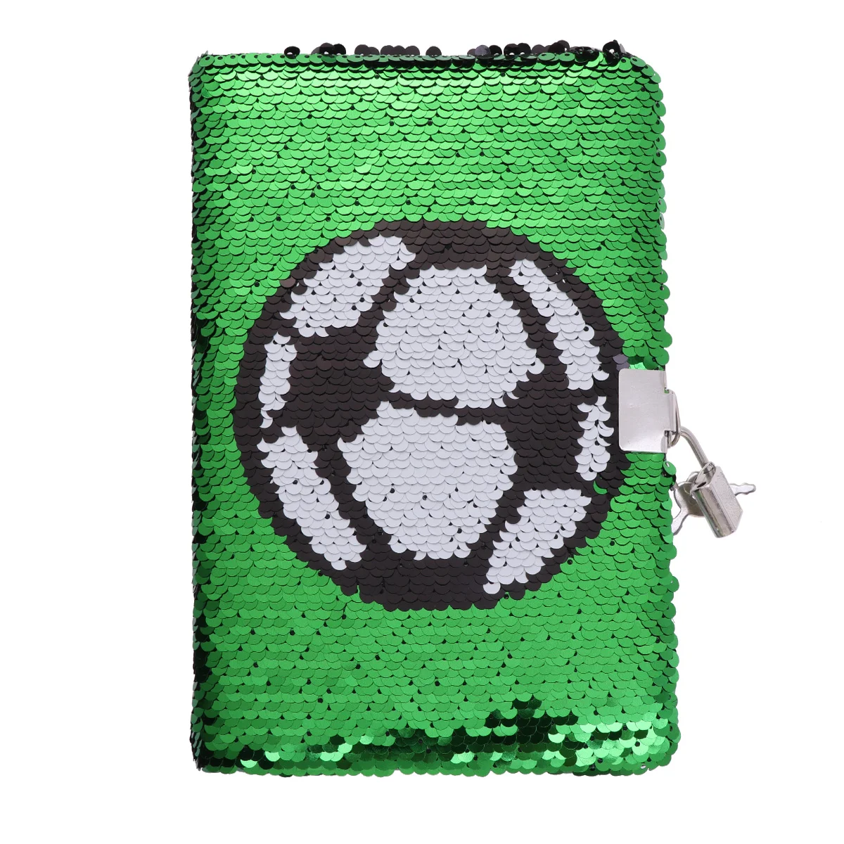 

Sequin Football Journal Secret Diary with Lock, Notebook Private Journal Football Notebook Gifts for Boy